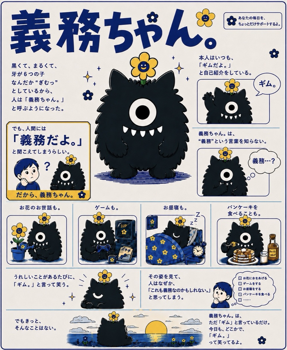 義務ちゃん。とは